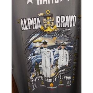 alpha bravo officiers candidate school Gray Team365 t shirt sz M